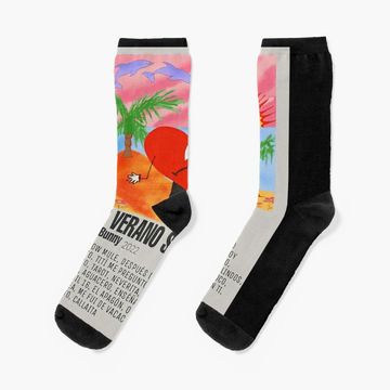 Discover Bad bunny Cute Cotton Socks, Cute & Cozy Gift for Unisex, Trending Fashion Gifts