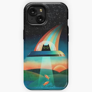 Discover The Purrfect Alien  iPhone Case