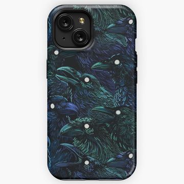 Discover Raven pattern iPhone Case