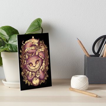 Discover CHESHIRE CAT Art Board Print
