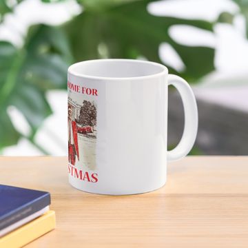 Discover Funny Trump I'll Be Home For Christmas Coffee Mug