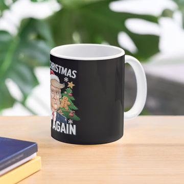 Discover Funny Trump 2024 Make Christmas Great Again Gift  Coffee Mug