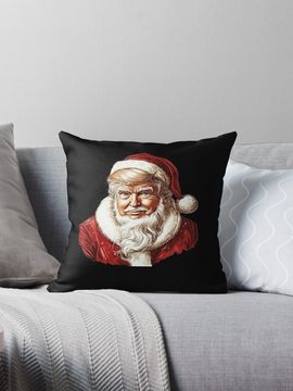 Discover Trump Make Christmas Great Again - Christmas Donald Trump Santa Claus Pillow