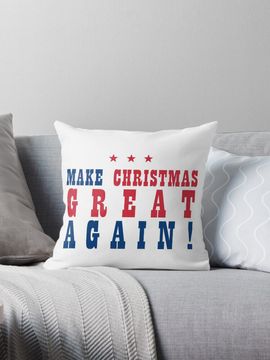 Discover Make Christmas great again! Pillow