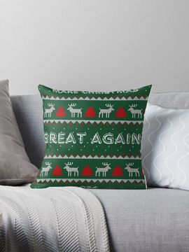 Discover Make Christmas Great Again Pillow