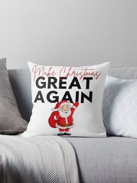 Discover Make Christmas Great Again Pillow