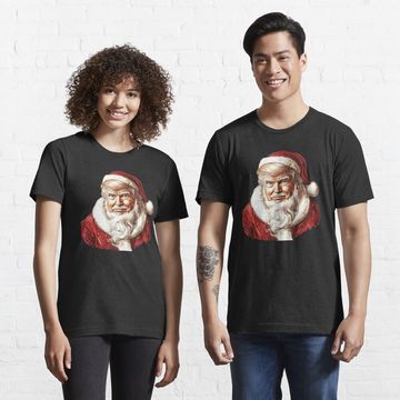 Discover Trump Make Christmas Great Again - Christmas Donald Trump Santa Claus Essential T-Shirt