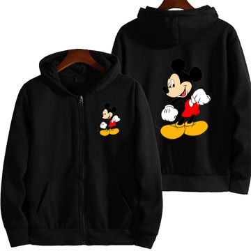 Discover 2024 New Mickey Mouse Men Zip Up Hoodie