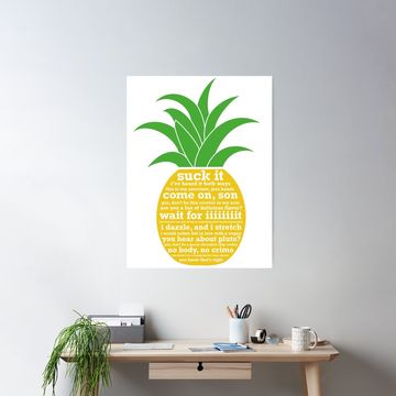 Discover Psych Quotes Pineapple Poster