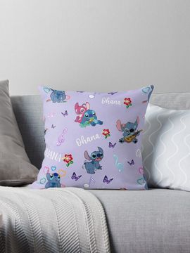 Discover Stitch Ohana Throw  Pillow