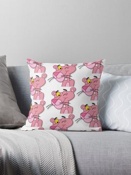 Discover The pink Panther Throw  Pillow