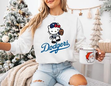 Discover Hello Kitty Dodgers Shirt, Dodgers Baseball, Dodgers Sweatshirt, Baseball Shirt, Dodgers Baseball Shirt, Dodgers World Series