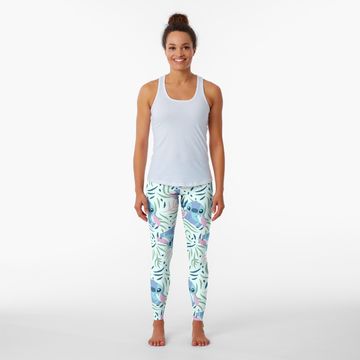 Discover Cute Stitch Seamless Pattern Leggings