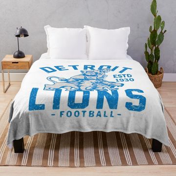 Discover Detroit Lions Throw Blanket