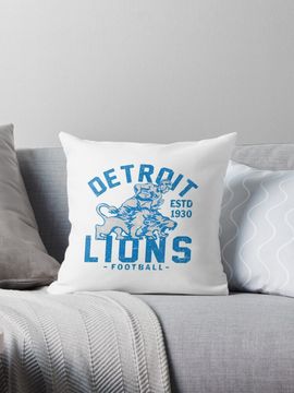 Discover Detroit Lions Pillow