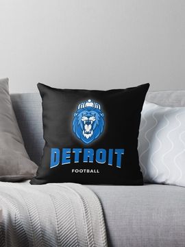 Discover detroit lions soccer Pillow