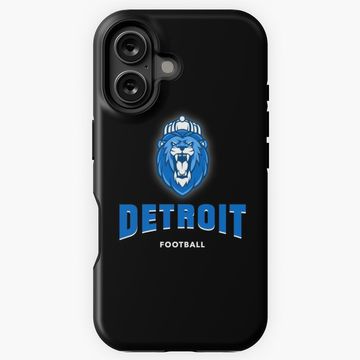 Discover detroit lions soccer iPhone Case