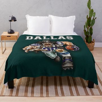 Discover Dallas Football     Throw Blanket