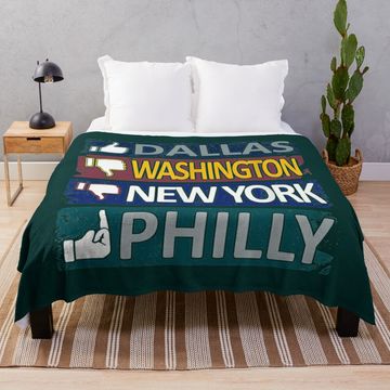 Discover Funny Football Fan of Dallas City   Throw Blanket
