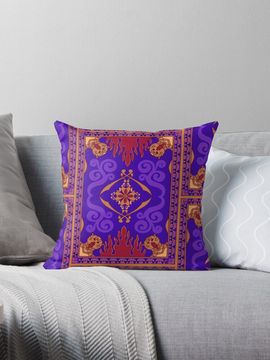 Discover Aladdin 1992 Magic Carpet Pillow