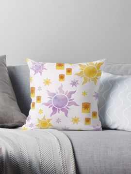 Discover Tangled Sun Pattern Pillow