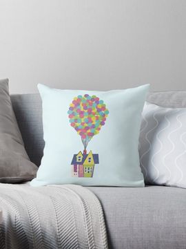 Discover Balloon House Pillow