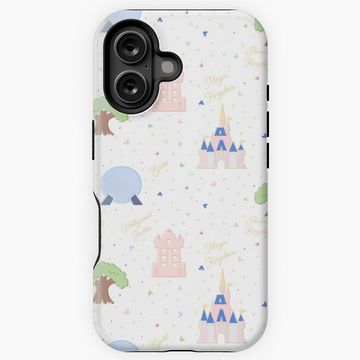 Discover Four Magic Kingdoms Pattern iPhone Case