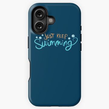 Discover Just Keep Swimming iPhone Case