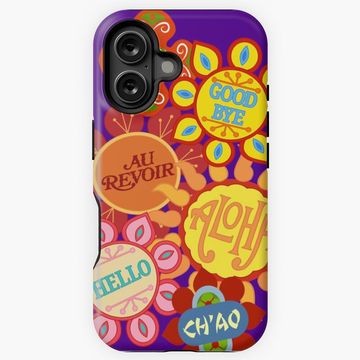 Discover It's a Small World Flowers (original) iPhone Case