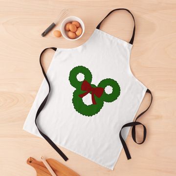 Discover Disney Christmas Wreath 2 Apron
