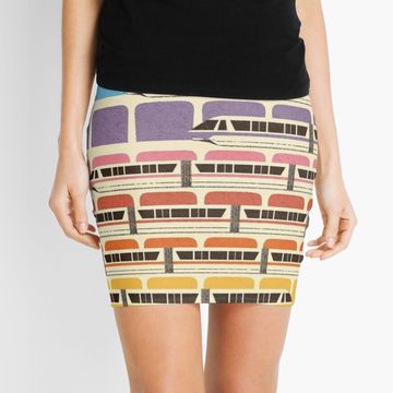 Discover Retro WDW Monorail Mini Skirt
