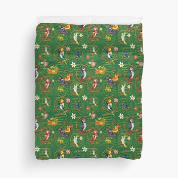 Discover Enchanted Tiki Room Duvet Cover