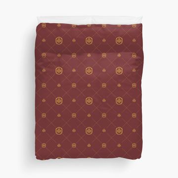 Discover Hotel Pattern  Duvet Cover