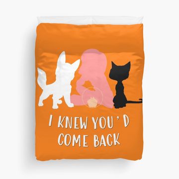 Discover I Knew You'd Come Back Duvet Cover
