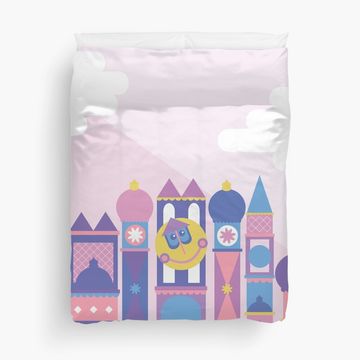 Discover It's a small world after all Duvet Cover