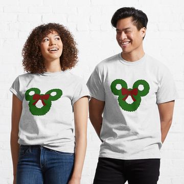 Discover Disney Christmas Wreath 2 Classic T-Shirt
