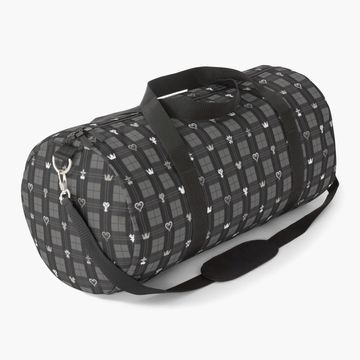 Discover Kingdom Hearts III - Flannel Pattern (Black) Duffle Bag