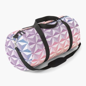 Discover Geodesic Sphere, Purple Duffle Bag