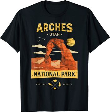 Discover Arches National Park Tank Top Delicate Arch Vintage Utah Gift