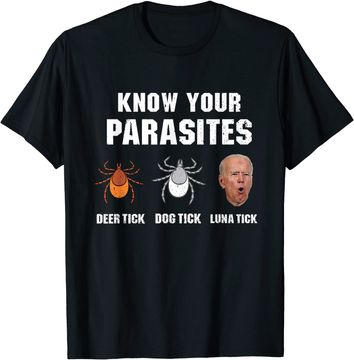Discover Know Your Parasites Anti Joe Biden T Shirt
