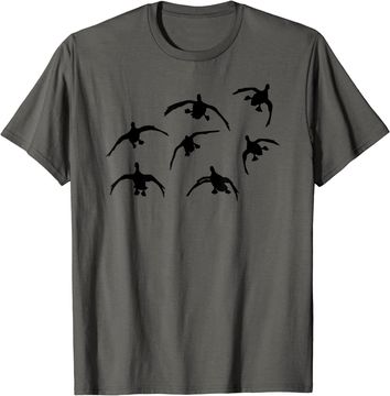 Discover Duck Hunting Seven Drakes by Committed Waterfowl T Shirt