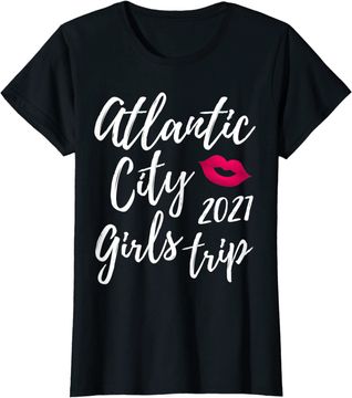 Discover Atlantic City Girls Trip 2021 New Jersey Vacation Design T-Shirt