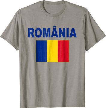 Discover Romania Flag T Shirt