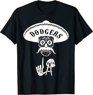 Discover Skull Dodgers T Shirt