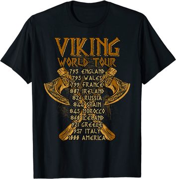 Discover Viking World Tour T Shirt