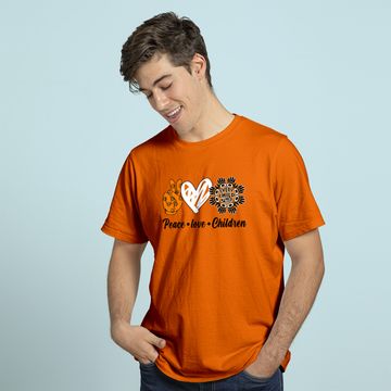 Discover Every Child Matters Men's Hoodie Peace Love Children