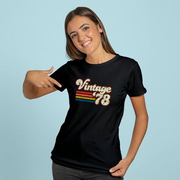 Discover Womens Retro Vintage 1978 43rd Birthday Hoodie
