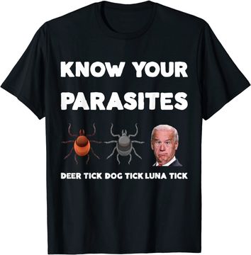 Discover Know Your Parasites  Anti Joe Biden Sucks Political T-Shirt