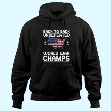 Discover Back-To-Back Undefeated World War Champs Hoodie