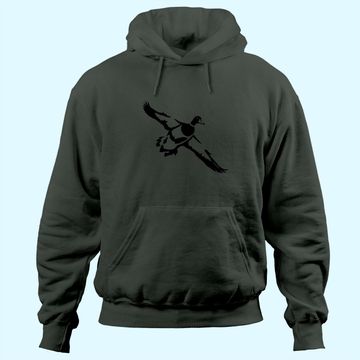 Discover Single Drake Duck Hunting Committed Waterfowl Hoodie